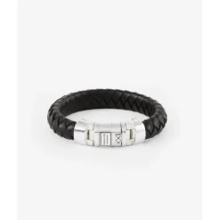 Buddha to Buddha Armband Ben Customized Set Zilver & leer Hot