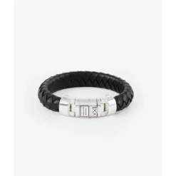 Buddha to Buddha Armband Ben Customized Set Zilver & leer Hot