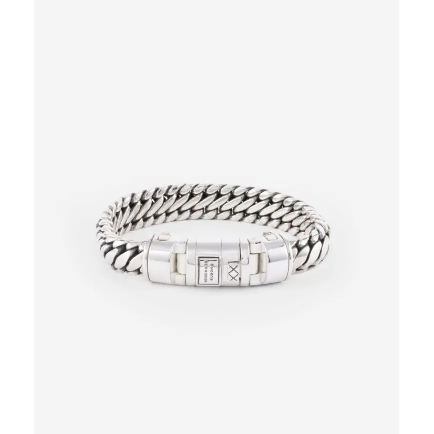 Buddha to Buddha Armband Ben Customized Set Zilver & leer Hot