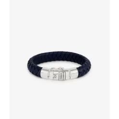 Buddha to Buddha Armband Ben Leather Navy Best