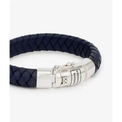 Buddha to Buddha Armband Ben Leather Navy Best