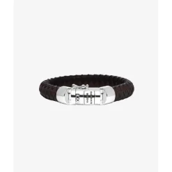 Buddha to Buddha Armband Ben Leer Zwart & Bruin Online