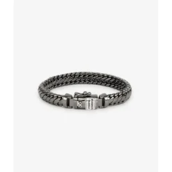 Buddha to Buddha Armband Ben XS Zwart Rhodium Shine Zilver Clearance