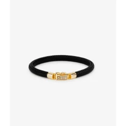 Buddha to Buddha Armband Bennett leer Goud 14kt Clearance