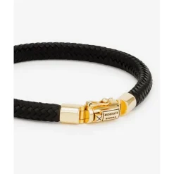 Buddha to Buddha Armband Bennett leer Goud 14kt Clearance