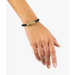 Buddha to Buddha Armband Bennett leer Goud 14kt Clearance