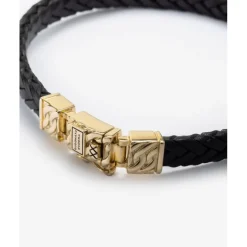 Buddha to Buddha Armband Chain Leer Goud 14kt Best
