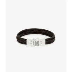 Buddha to Buddha Armband Edwin Small Leer Bruin Best
