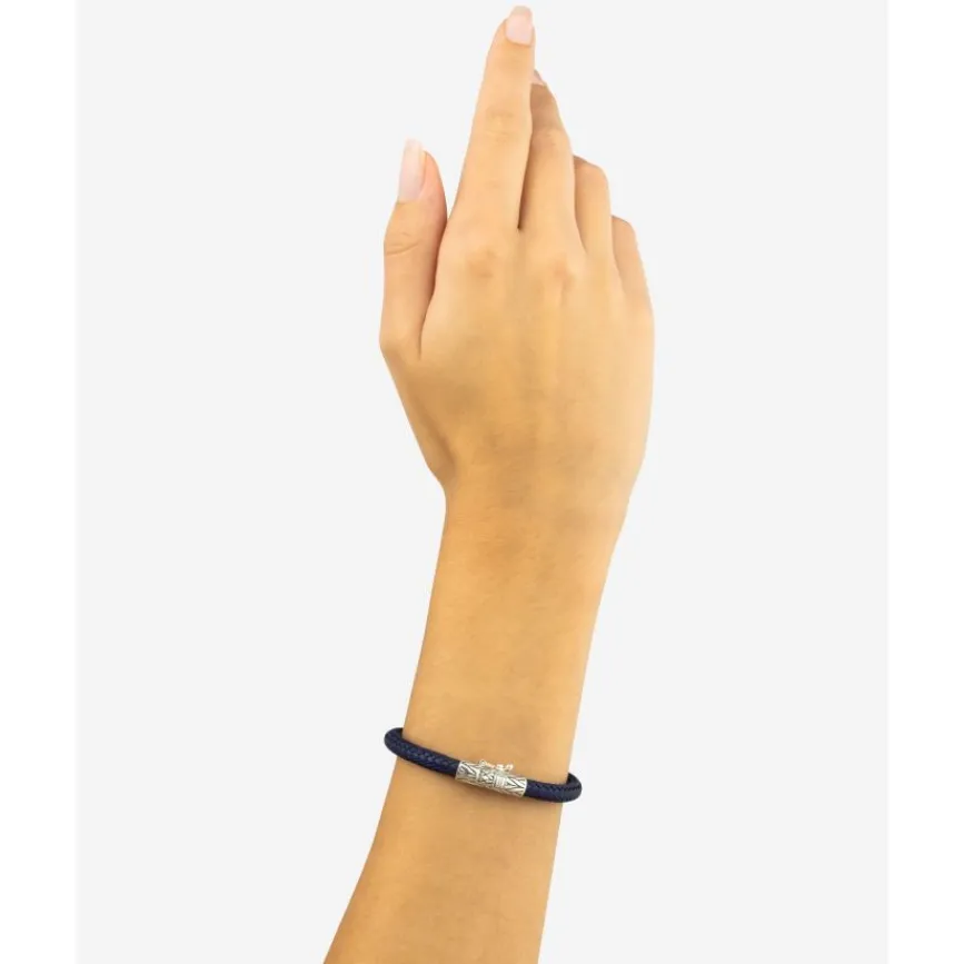 Buddha to Buddha Armband Ellen Leer Navy Online