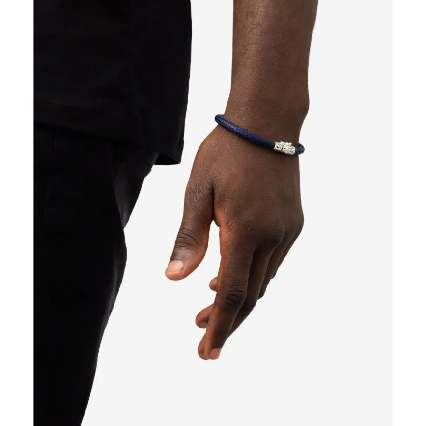 Buddha to Buddha Armband Ellen Leer Navy Online