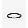 Buddha to Buddha Armband Ellen Leer Zwart Online
