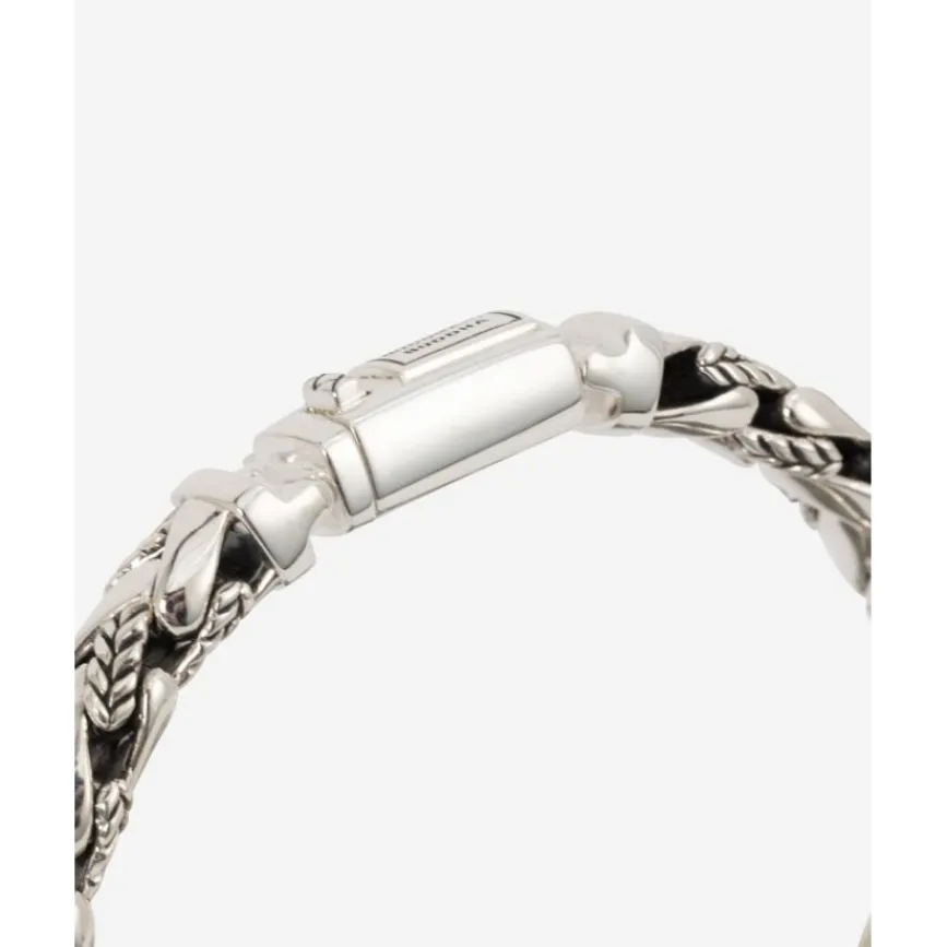 Buddha to Buddha Armband George Texture Zilver Discount