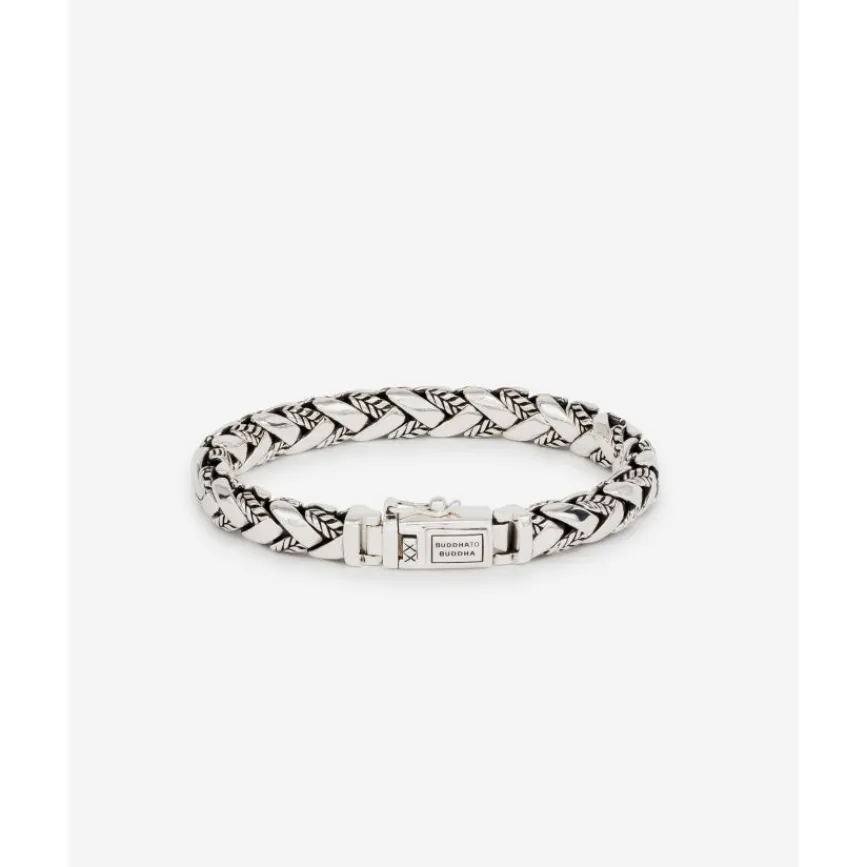 Buddha to Buddha Armband George Texture Zilver Discount