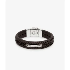 Buddha to Buddha Armband Komang Leer Bruin Online