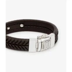Buddha to Buddha Armband Komang Leer Bruin Online