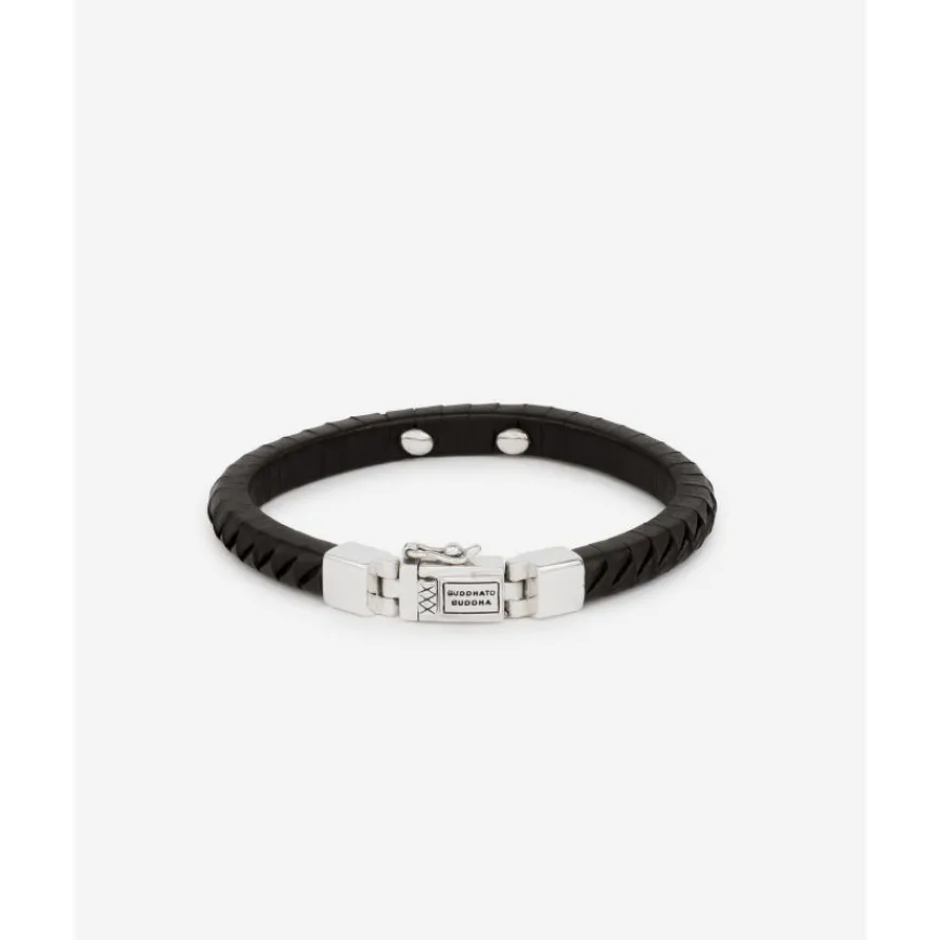 Buddha to Buddha Armband Komang Small Leer Bruin Discount
