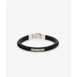 Buddha to Buddha Armband Komang Small Leer Zwart New