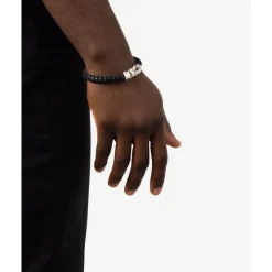Buddha to Buddha Armband Mangky Small Leer Zwart Discount