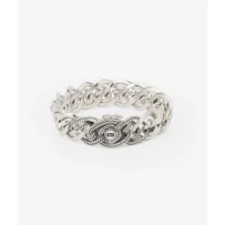 Buddha to Buddha Armband Nathalie Small Textuur Zilver Outlet