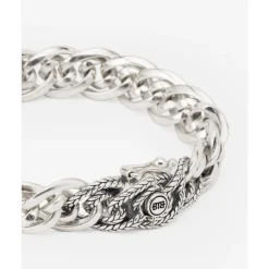 Buddha to Buddha Armband Nathalie XS Textuur Zilver Discount