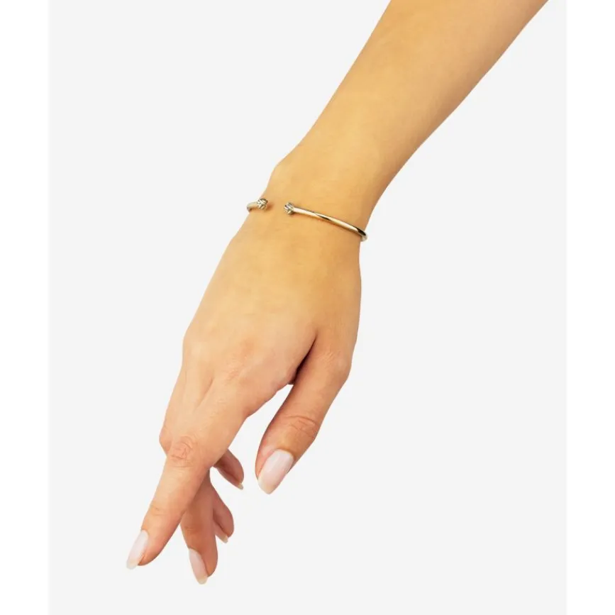 Buddha to Buddha Bangle Refined Katja Goud 14kt Sale