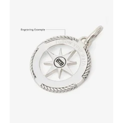 Buddha to Buddha Barbara Kompas Hanger Zilver Discount