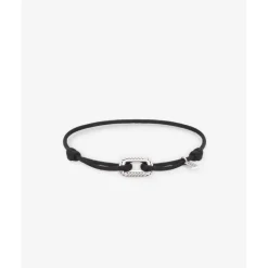 Buddha to Buddha Barbara Koord Armband Zilver Zwart Online