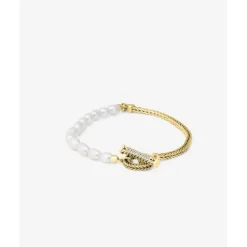 Buddha to Buddha Barbara Mini Parel Armband Verguld Zilver Online