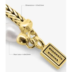 Buddha to Buddha Barbara Mini Parel Armband Verguld Zilver Online