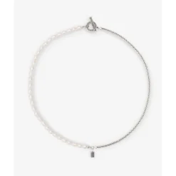Buddha to Buddha Barbara Mini Parel Ketting Zilver 45 cm Hot