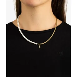 Buddha to Buddha Barbara Mini Parel Ketting Verguld 45 cm Best