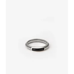 Buddha to Buddha Ben Mini (Edel)steen Ring Zilver Onyx Hot