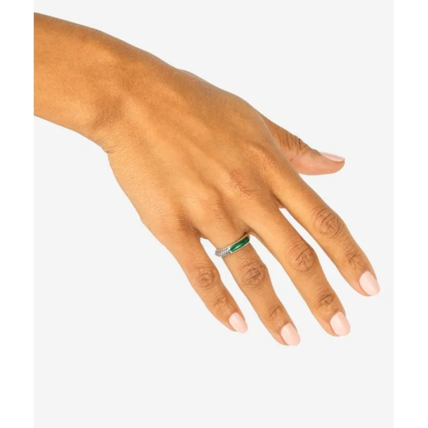 Buddha to Buddha Ben Mini (Edel)steen Ring Zilver Malachiet New
