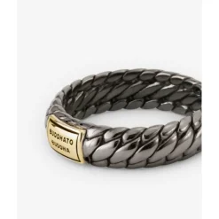 Buddha to Buddha Ben XS Ring Black Rhodium Shine Goud 14kt Clearance