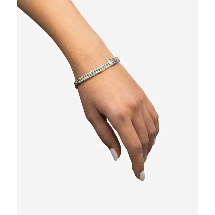 Buddha to Buddha Chain Mini Armband Zilver New