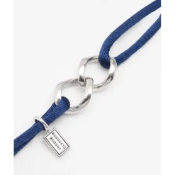 Buddha to Buddha Chain XS Koord Armband Zilver Kobaltblauw Sale