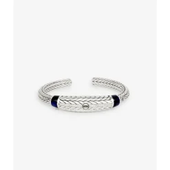 Buddha to Buddha Cuff Armband Ellen Stone Tigereye Navy Fashion