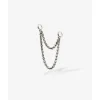Buddha to Buddha Dubbele Chain Oorbel Connector Zilver Single Piece Outlet