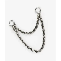 Buddha to Buddha Dubbele Chain Oorbel Connector Zilver Single Piece Outlet