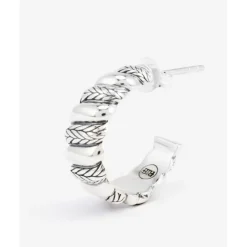 Buddha to Buddha Ellen Oorbellen Spiraal Zilver Set Clearance