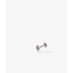 Buddha to Buddha Endless Knot Knopje Flatback Zilver Single Piece Fashion