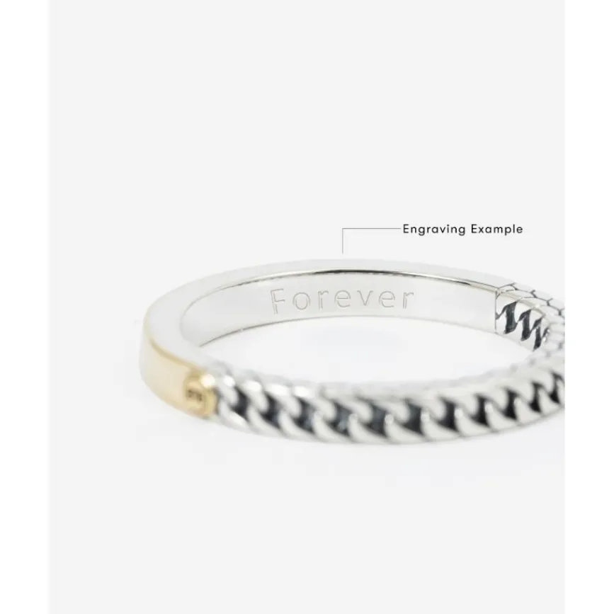 Buddha to Buddha Esther Mini Dual Ring Bicolor Outlet