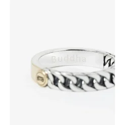 Buddha to Buddha Esther Small Dual Ring Bicolor New