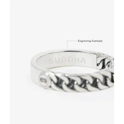 Buddha to Buddha Esther Small Dual Ring Zilver Clearance