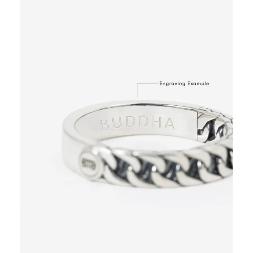 Buddha to Buddha Esther Small Dual Ring Zilver Clearance
