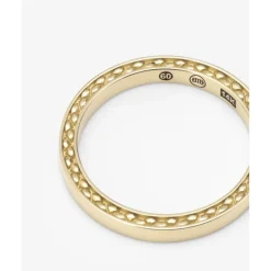 Buddha to Buddha George Mini Gladde Ring 14kt Goud Outlet