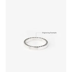 Buddha to Buddha George Mini Gladde Ring Zilver Online