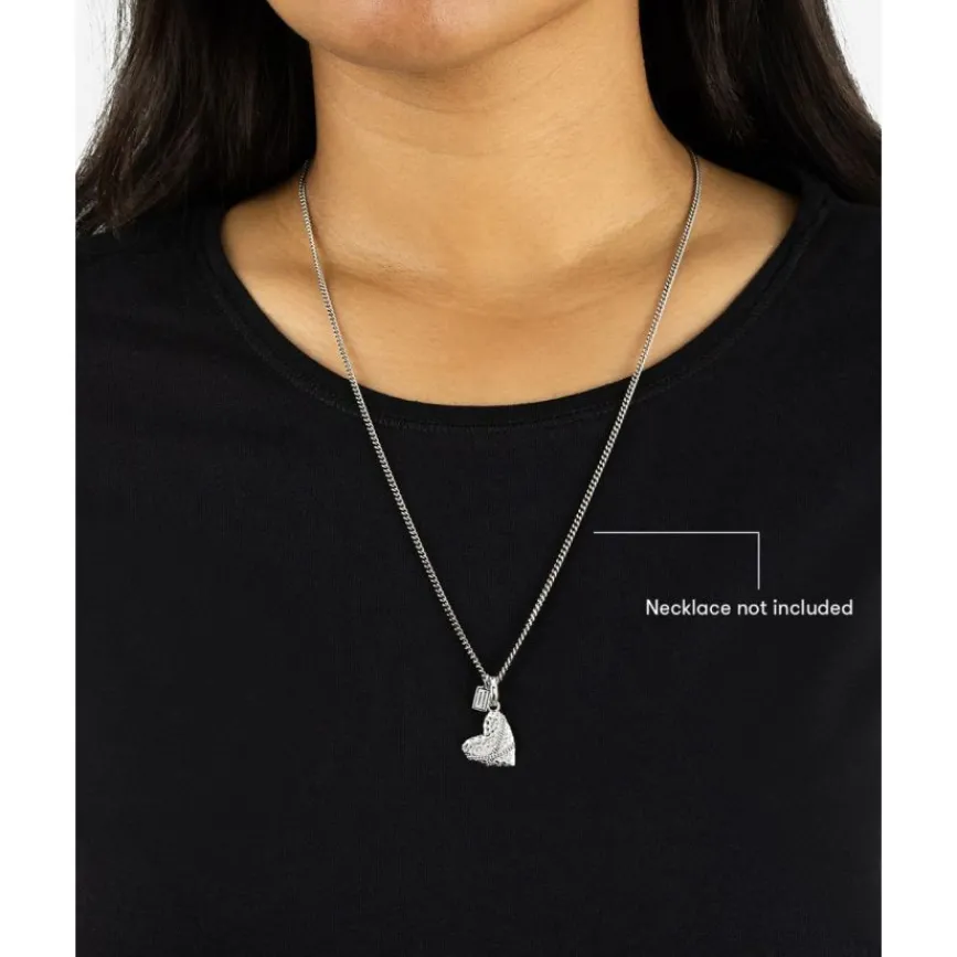 Buddha to Buddha Hart Hanger Zilver Fashion
