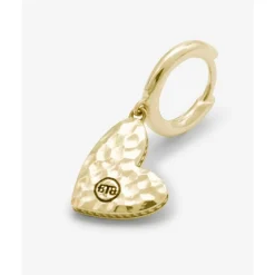 Buddha to Buddha Hart Oorbel Single Piece Verguld Outlet