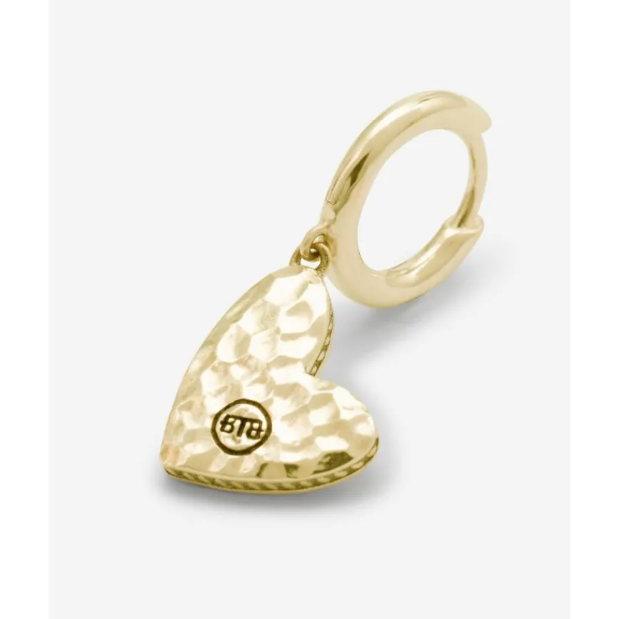 Buddha to Buddha Hart Oorbel Single Piece Verguld Outlet
